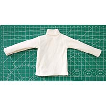 1:6 Scale British WWII Expeditionary Force White Sweater (Fine Pits)